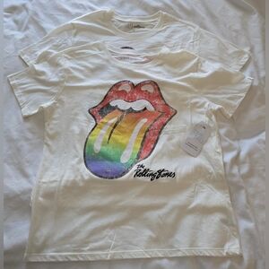 Rolling Stones Short Sleeve Embroidered 2 Available Size S, PRICE IS FOR 1